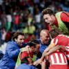 The dressing room bids a fond farewell to Cuéllar